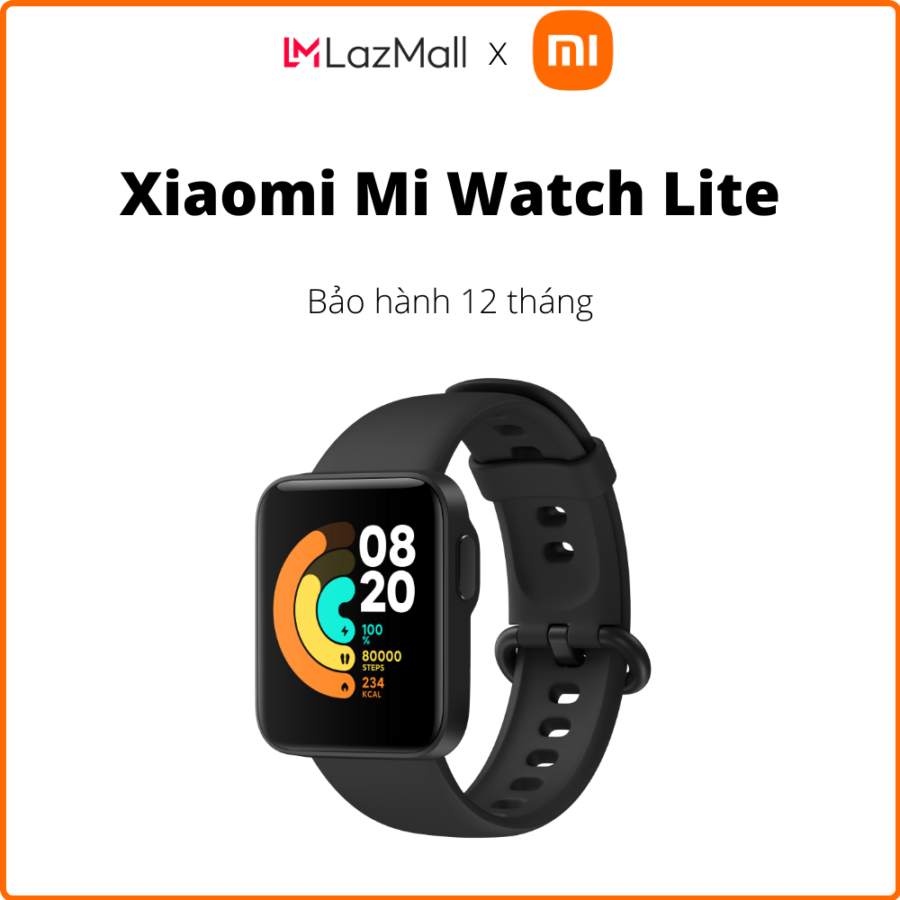 Đồng hồ thông minh Xiaomi Mi Watch Lite l GPS + Glonass l TFT LCD 1.4 inches (320 x 320 pixels), 323PPI l Bluetooth 5.1