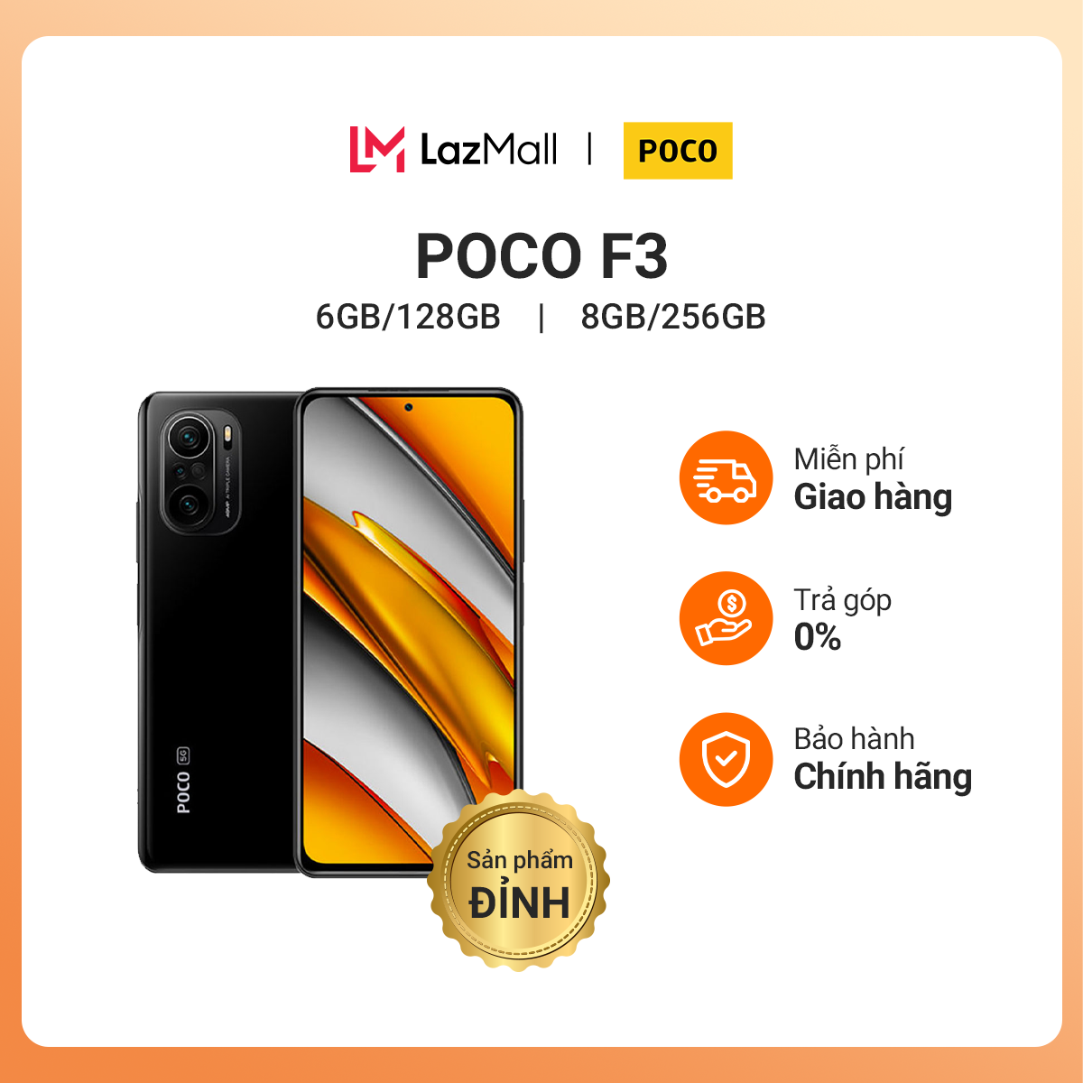 Điện thoại Xiaomi POCO F3 (6GB/128GB 8GB/256GB)